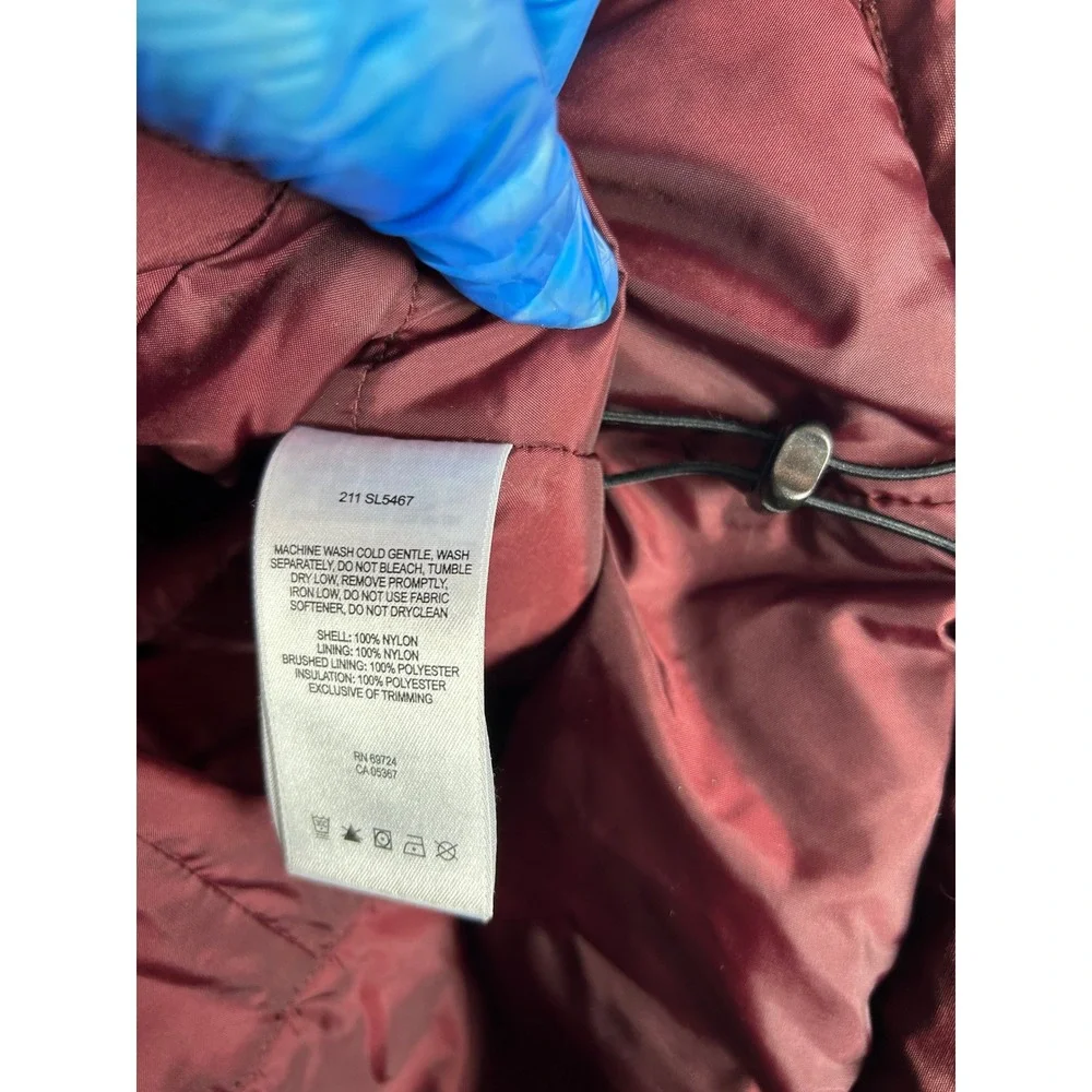 Columbia Omni-Shield Hooded Jacket Burgundy‎ Pink Gorpcore Wind Resistant Large - Picture 8 of 10